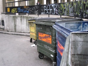 Rubbish bins / trash cans in London